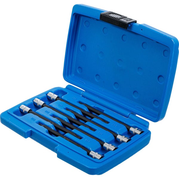 BGS Bit-Einsatz-Sortiment Antrieb Innenvierkant 6,3 mm (1/4) T-Profil (für Torx) mit Kugelkopf T10 - T40 7tlg. - 8618