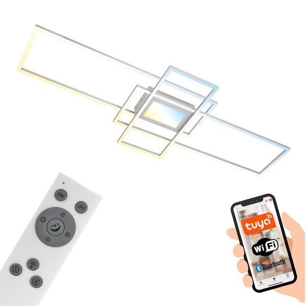 LED Deckenlampe Deckenleuchte Smart Wohnzimmer Dimmbar Fernbedienung CCT
