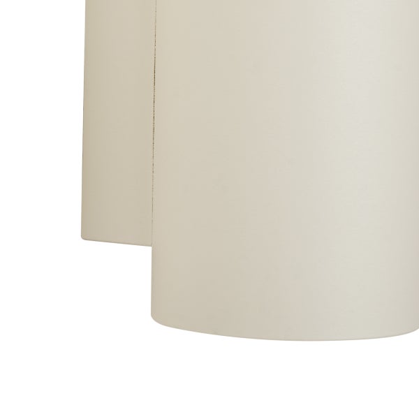Moderne Wandleuchte Beige GU10 50 mm rund 2-flammig - Sandy