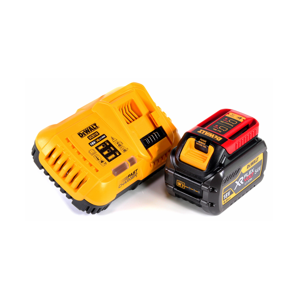 DeWALT Schnellladegerät DCB118 und XR FLEXVOLT Akku 18 Volt 54 Volt 6,0 Amperestunden Lithium-Ionen.