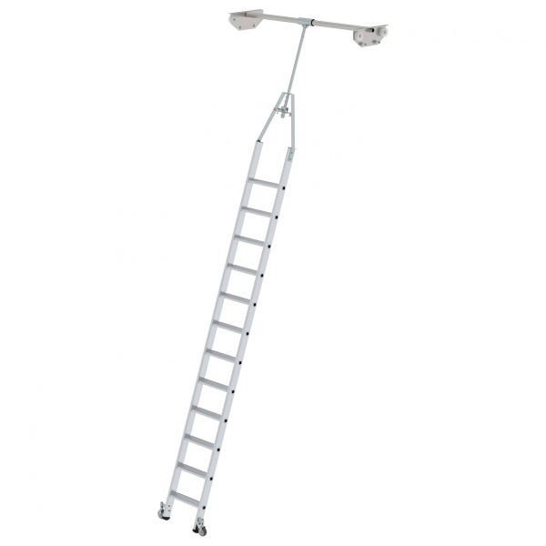 Ausziehbare Bodentreppe aus Aluminium mit Deckenbefestigung