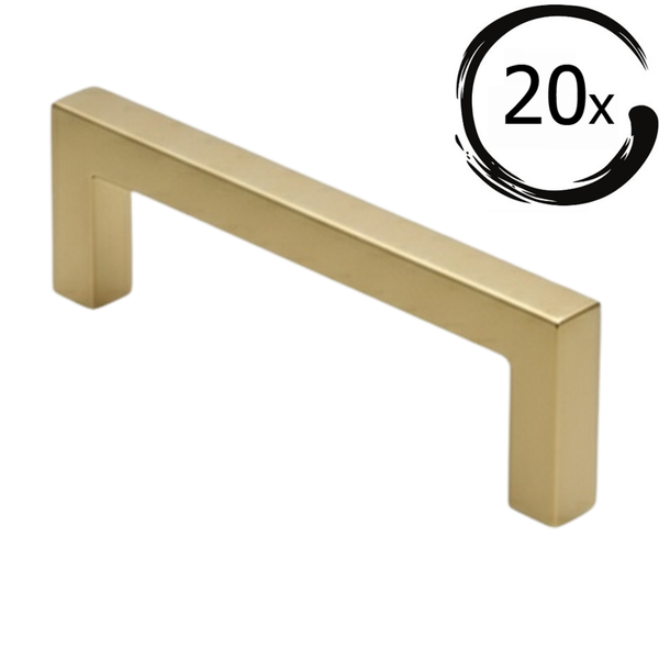 Goldfarbener Möbelgriff im 20er-Set
