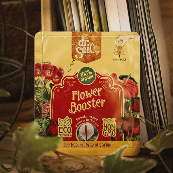 Dr.Soil FLOWER BOOSTER, Natürlicher Blühkraftverstärker 10ml Einzeldosis pro 1L Sprühlösung