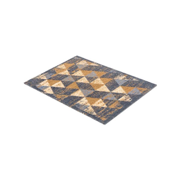 Teppich mit geometrischem Dreiecksmuster