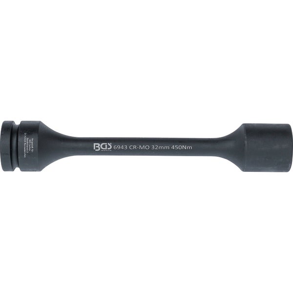 BGS Torsions-Kraft-Steckschlüssel-Einsatz Sechskant Antrieb Innenvierkant 25 mm (1) SW 32 mm 450 Nm - 6943
