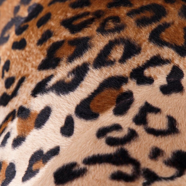 Velours Lampenschirm Leopard Design 20/20/20 Gold innen