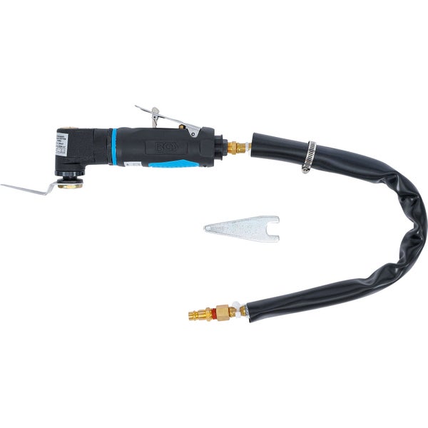 Werkzeugsatz in blauem Kunststoffkoffer