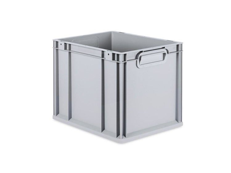 PROREGAL Spar Set 4x Eurobox Nextgen Economy Griffe Geschlossen HxBxT 32 x 30 x 40 cm 30 Liter Eurobehälter Transportbox Transportbehälter