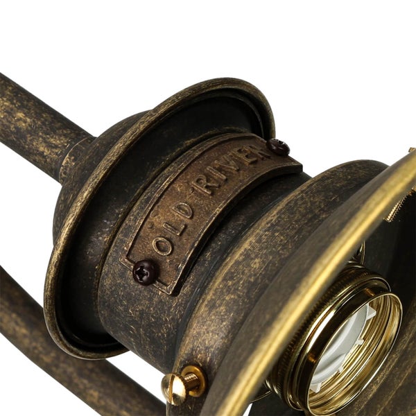 Detailaufnahme einer Old River Leuchte