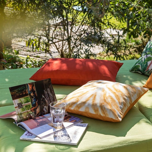 Sangro Outdoor Kissen - 45x45 cm Gelb - Mit Reißverschluss