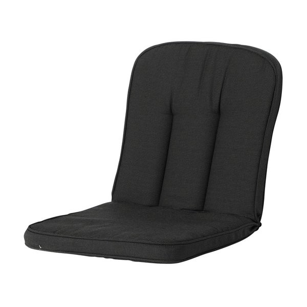 Gartenstuhlauflage Rib schwarz - ca. 94x48 cm - 4er-Set