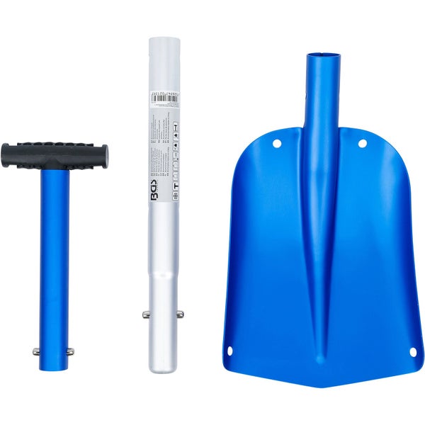 Aluminium Schneeschaufel mit T-Griff