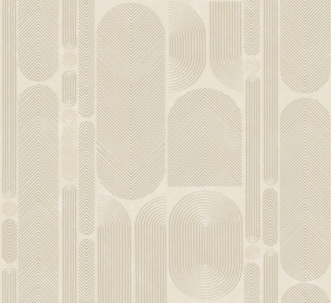 Grafisches Tapetenmuster mit Bögen und Linien