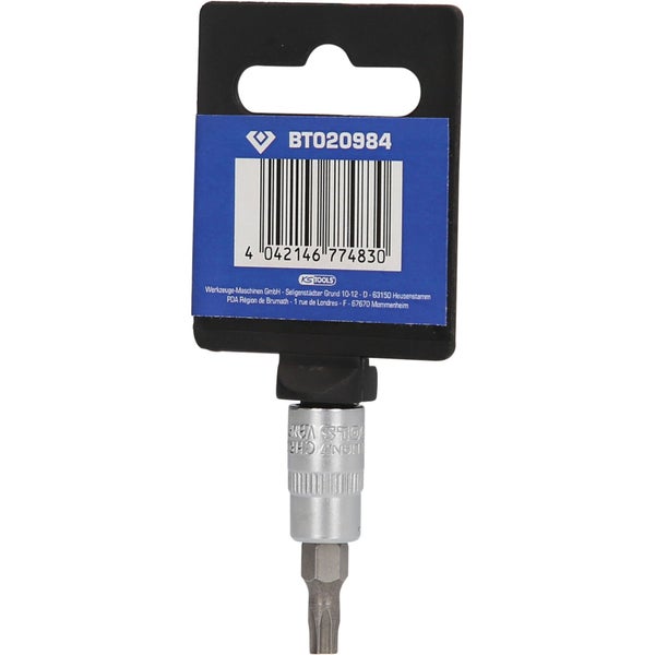 BRILLIANT TOOLS 1/4 Torx-Bit-Stecknuss mit Stirnlochbohrung TB25 - BT020984