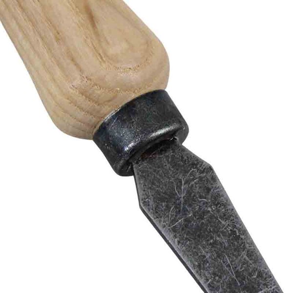 Unkrautstecher (Borstahl) mit Holzgriff