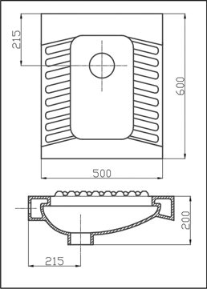 Hocktoilette Hock-WC Steh-WC Stehklo Toilette Alaturka Tuvalet Tasi