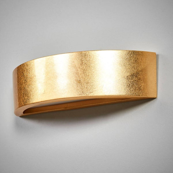 Lindby Wandleuchte, Wandlampe Innen Jasin (Modern) in Gold / Messing aus Gips/Ton (1 flammig E14) - Wandstrahler Wandbeleuchtung Schlafzimmer Wohnzimmer Wohnzimmerleuchte