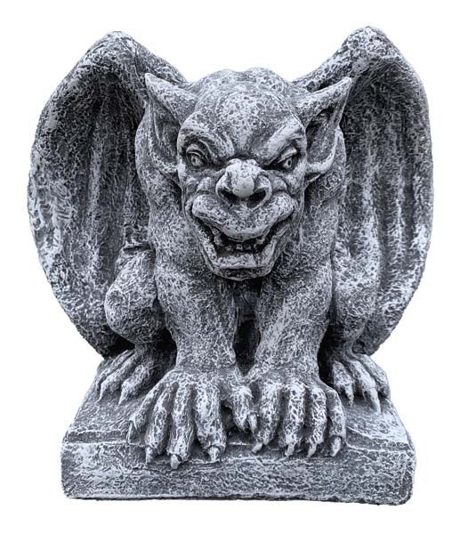 Wetterfeste Gargoyle Gartenfigur aus Stein für den Außenbereich