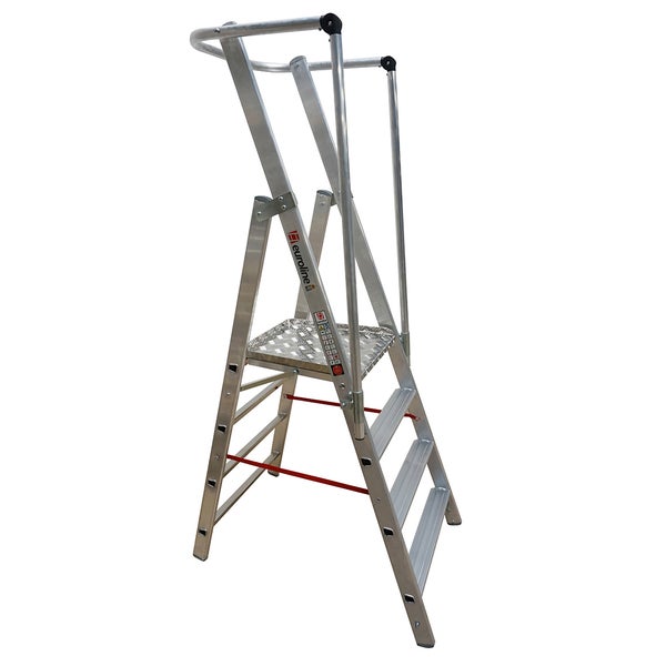 Aluminium Arbeitsplattform mit Sicherheitsbügel