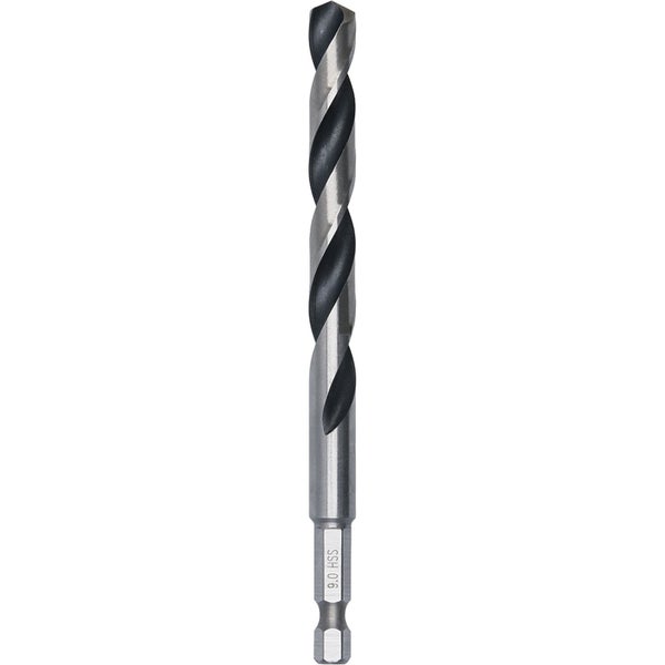 Bosch 1x HSS PointTeQ Hex Sechskantbohrer 9 x 81 x 125 mm - 2608577535