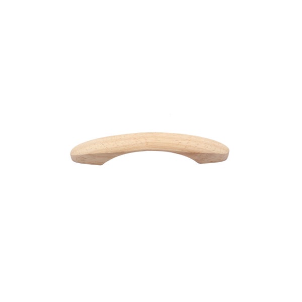 Gebogener Möbelgriff aus Holz für Schränke und Schubladen