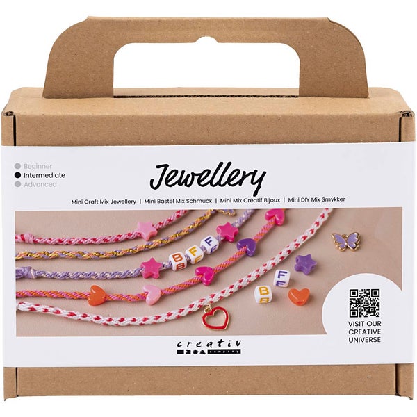 Creativ Company DIY Sets Beads Mini Kreativ Mix Schmuck, Freundschaftsschmuck, Kreativ Box