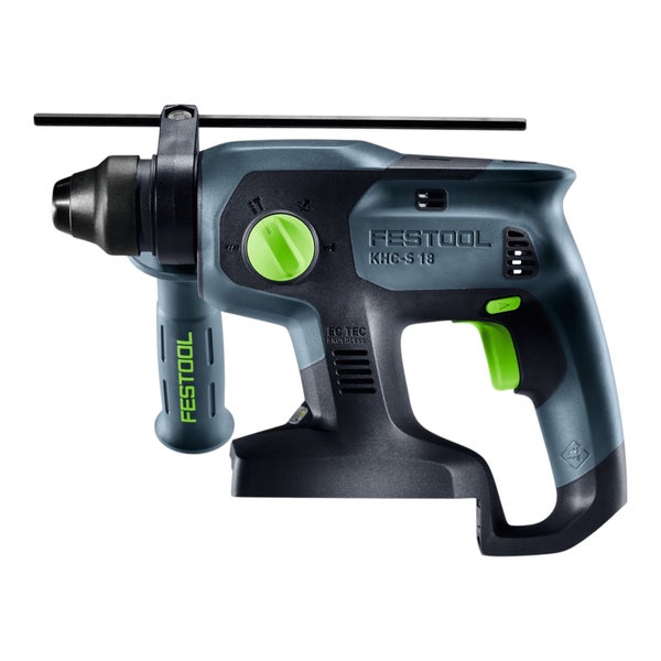 Festool Akku Bohrhammer KHC-S 18 mit bürstenlosem Motor und Zusatzhandgriff