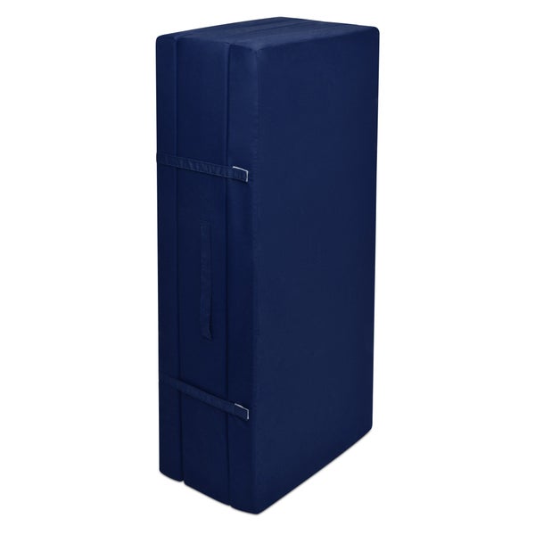 Beautissu Comfort Klappmatratze 195x120x7cm Dunkelblau
