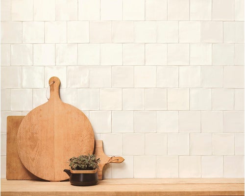 Wandfliese Fes bianco 13x13 cm