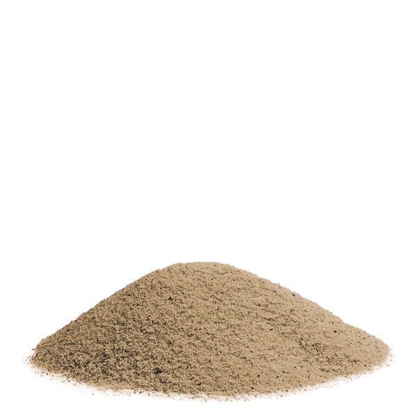 Haufen feiner Sand für Bauprojekte oder als Spielsand.