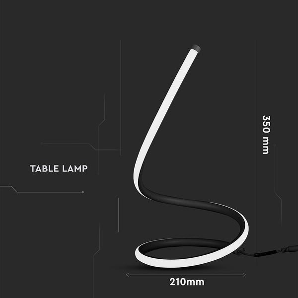 V-TAC VT-7312-B-N - Flexible Tischlampen - IP20 - Black Body - 20 Watt - 1840 Lumen - 3000K