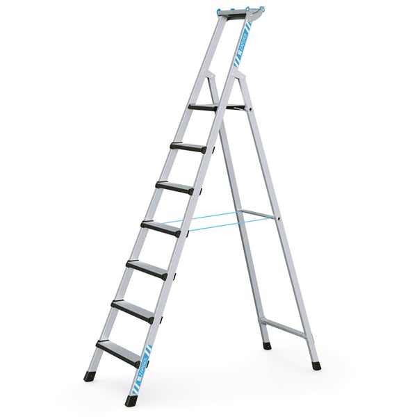 Aluminium-Stufenleiter mit sieben Stufen