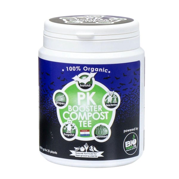 BioTabs PK Booster Compost Tee 650 Gramm organischer Pflanzendünger für 25 Pflanzen