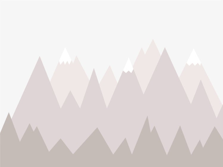 Illustration einer Berglandschaft