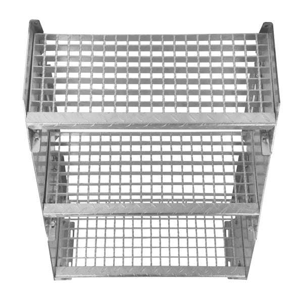 Verstellbare Achtteilige Verzinkter Stahl Treppe – 600mm breit