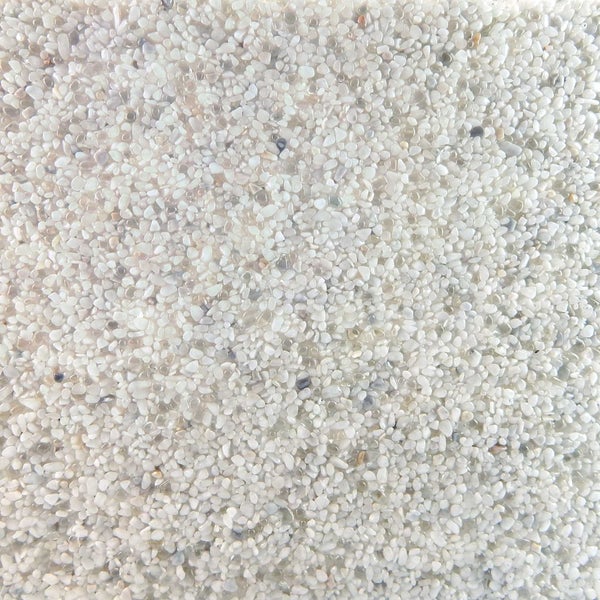 Terralith Glassteinteppich Vetro Transparente / Bianco für 1 qm -außen-