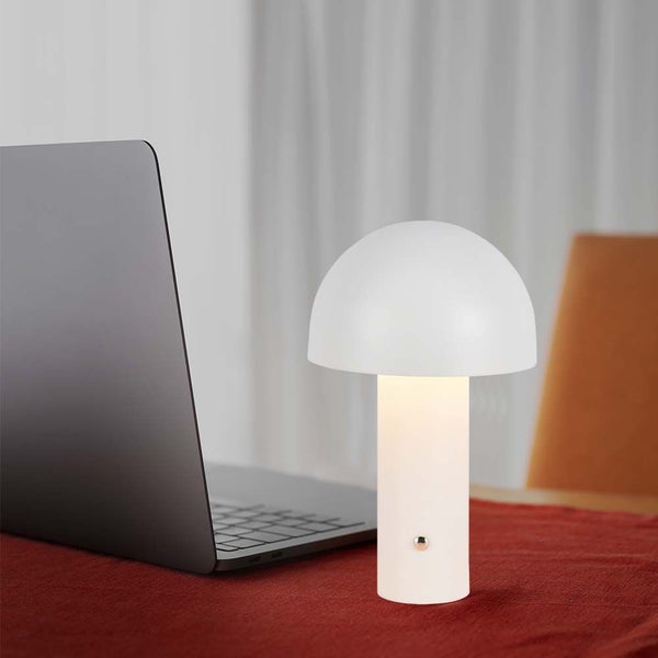 V-TAC VT-1047-W - Weiße wiederaufladbare Tischlampen - IP20 - 3W - 200 Lumen - 3IN1 - Modell Nr: -
