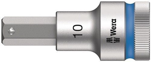 Wera Steckschlüsseleinsatz 8740 C HF 1/2 SW 10 mm Länge 60 mm - 5003825001