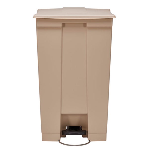 PROREGAL Rubbermaid Robuster Pedaleimer 87 Liter HxBxT 82,6 x 41 x 50,2 cm Aus Konformen Polyethylen Beige