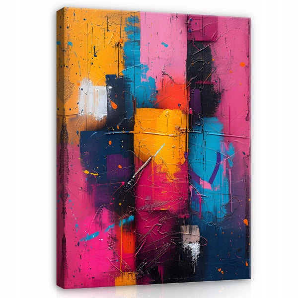 Leinwandbild Abstrakt bunt Modern Bilder Wandbild 120X80 cm