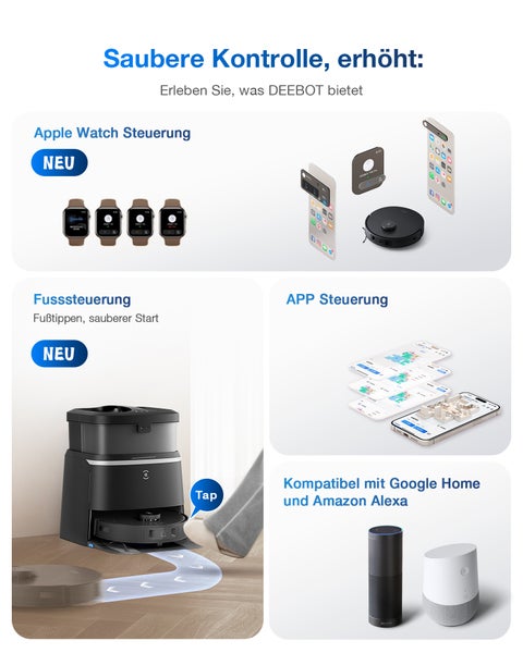 Saugroboter ECOVACS  DEEBOT T30 OMNI Black