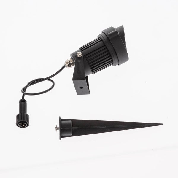 Lindby 3er Set LED Solarleuchten Malida (spritzwassergeschützt (Modern) in Schwarz aus Aluminium (3 flammig, ) - Solarlampe Solarleuchte Garten