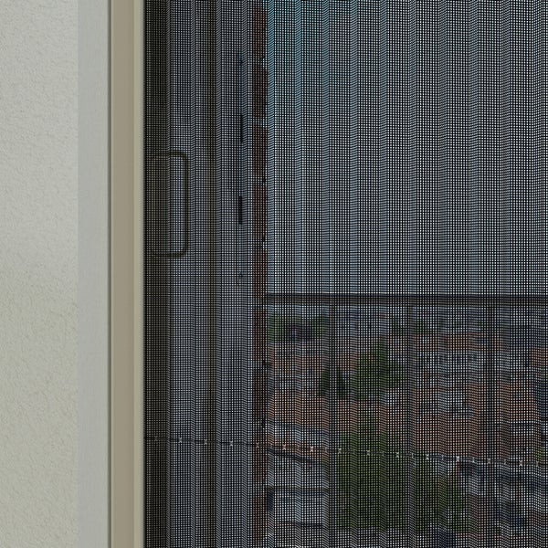 Livn Plissee-Tür Basic 100x215cm weiß
