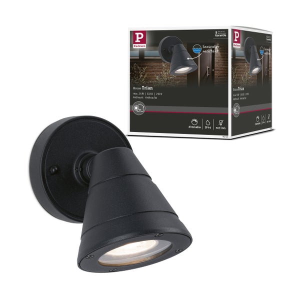LED Bilderleuchte mit 12,5 Watt und Maßangaben in Millimeter sowie fünf Jahren Garantie.
