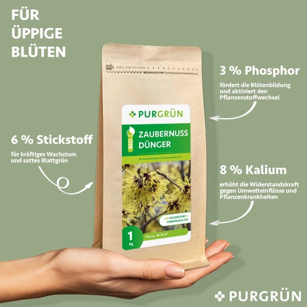 Purgrün Bio-Zaubernuss-Dünger 1 kg