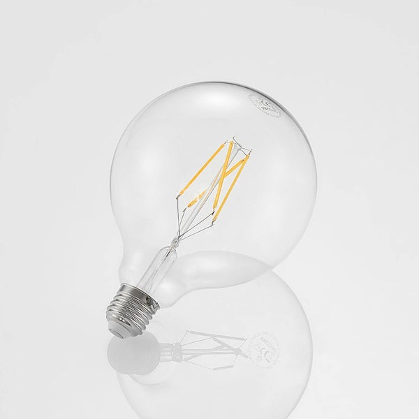 Arcchio LED Filament Leuchtmittel Globeform E27 Klarglas