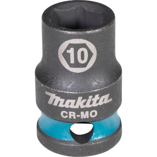 Makita E-15914 Steckschlüssel 3/8 SW10 Impact Black kurz
