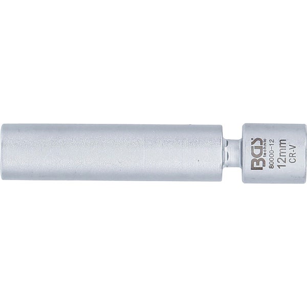 BGS technic Steckschlüsseleinsatz, 12 Millimeter, aus Chrom-Vanadium-Stahl.
