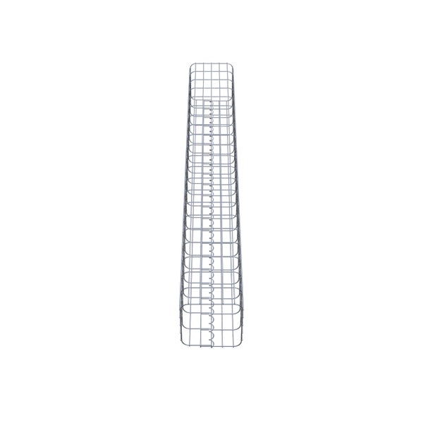 Gabionensäule 27 x 27 cm, MW 5 x 10 cm eckig - Höhe: 2,10 m