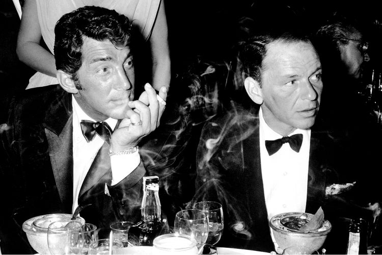 Acrylglasbild | Glasbild | Wanddeko | Dean Martin | Frank Sinatra | inkl. rückseitigem Aufhängesystem | Artikel: AGP00601 Format: 90x60 cm